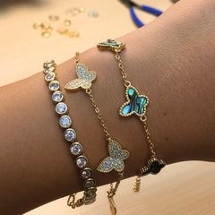 Butterfly Abalone Bracelet