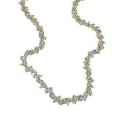 Noellery Deco Shine Tennis Eternity Necklace