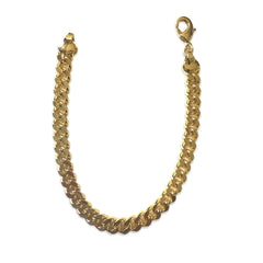 Gold Filled Thick Cuban 8” Bracelet