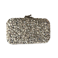 Noellery Crystal Evening Box Clutch