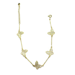 Butterfly Family Charm Bracelet
