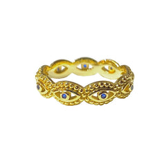 Evil Eye Band Ring