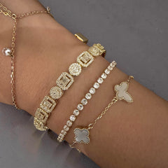 Bora Geo Mix 7” Tennis Bracelet