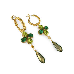 Karen Hoop Holiday Drop Statement Earrings
