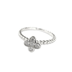 Flora Bezel Thin Ring