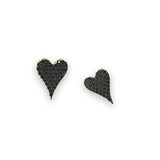 Amore Large Pointed Heart Studs