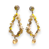 Kristy Crystal Cluster Statement Earrings