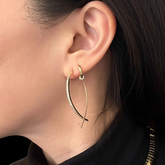 Samo CZ Drop Earrings