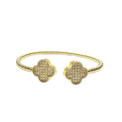 Gold Filled Flora Duo Cuff