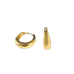 Agatha Gold Filled Thick Huggies