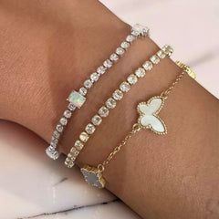 Bailey Opaline Dainty Tennis Bracelet