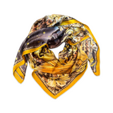 Spring Yellow Leopard Scarf