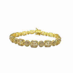 Bora Geo Mix 7” Tennis Bracelet