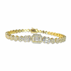 Bailey Baguette  7” Tennis Bracelet