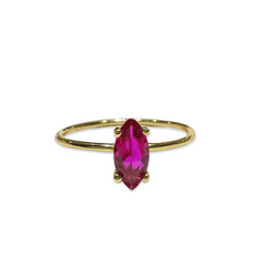 Marquis Birthstone Ring