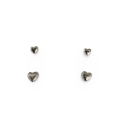 Hearts 2-Pair Earrings Set
