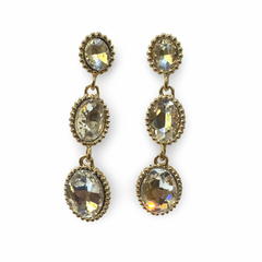 Ovaline  Station Drop Earrings