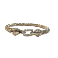 Gold Filled Dyana Thick Cable Twist Hook Bracelet