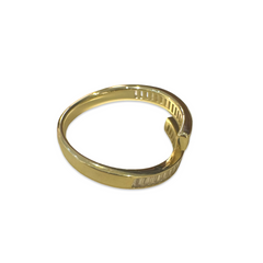 Mona Double Wrap Baguette Twist Statement Ring
