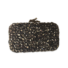 Noellery Crystal Evening Box Clutch