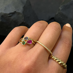 Thin Croissant Ring