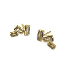 Clara Baguette Cluster Studs