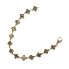 Flora Metal Channel Bracelet