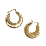 Goldie Gold Filled Oval Clasp Hoops