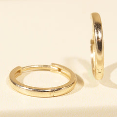 Molly Plain Huggie Hoops
