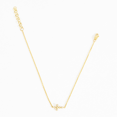 Vivian Sideways Cross Bracelet