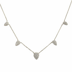 Teardrop Station Necklace