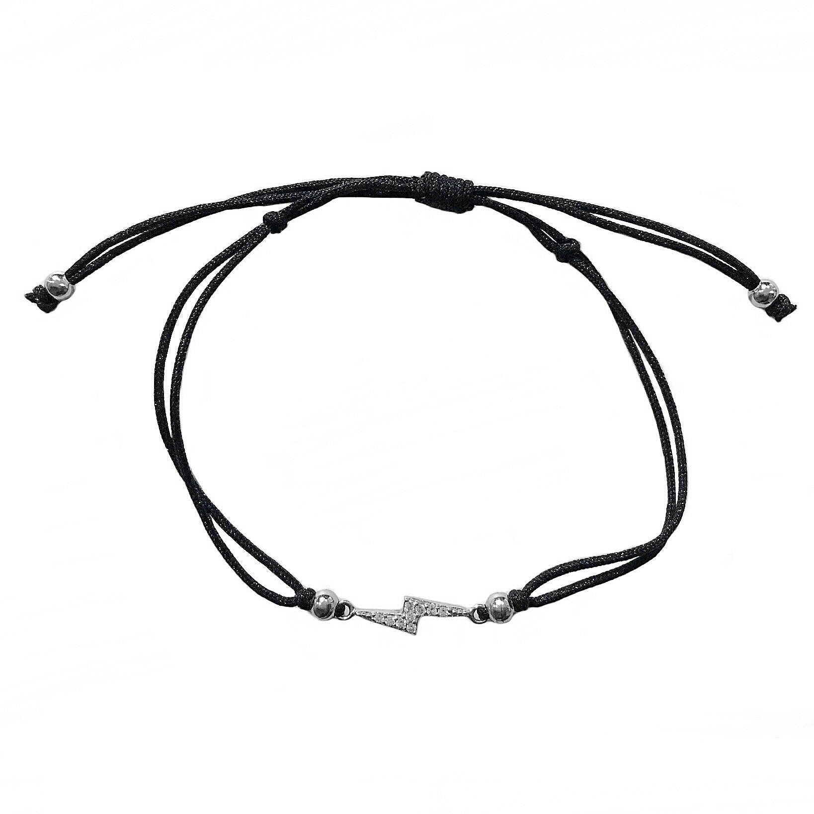 ◆HYERES LOR◆ Nova 10K(Y) Pave Petit Thread Bracelet_Black image_0ba48104-e88c-4982-baec-