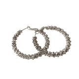 Crysta Textured Hoops