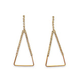 Krista Triangle Stud Earrings