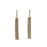 Crysta Tassel Drop  Earrings