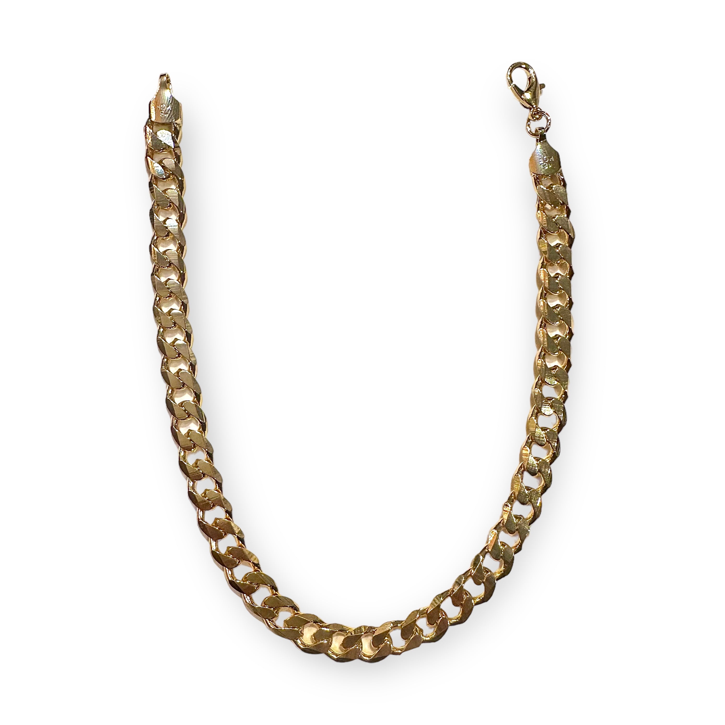 18K Gold Filled Cuban Chain 8mm Thick Anklet
