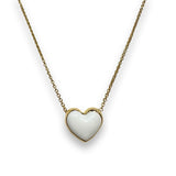 Puffy Color Heart Necklace