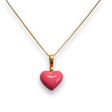 Noellery 18K Gold Filled Color Heart Charm Necklace