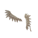 Clara Sparkle Fan Crawler Earrings