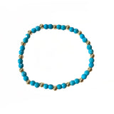 Polly Gemstone Gold Beads Bracelet