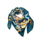 Noellery Flower Silk Scarf