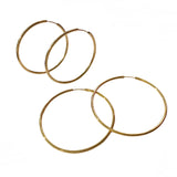 Stainless Steel GOLD Hoops