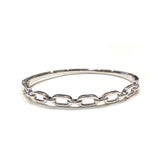 Noellery Plain Chain Bangle Bracelet