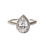 Adriene Pear CZ Ring