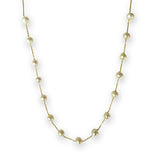 Pearl Station Link Necklace