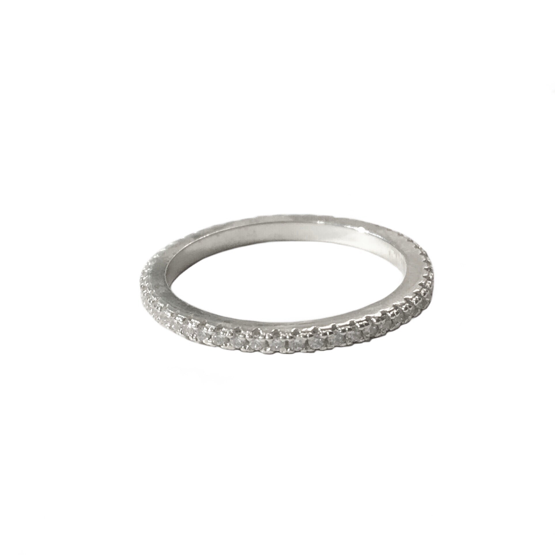 Noelia Pave Thick Ring