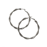 Krista Twist 2” Hoops Earrings