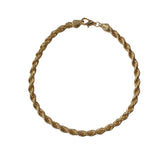 18K Gold Filled Thick Rope 5mm Chain Anklet