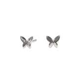 Tiny Plain Butterfly Earrings