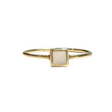 Noelly Square Gemstone Ring